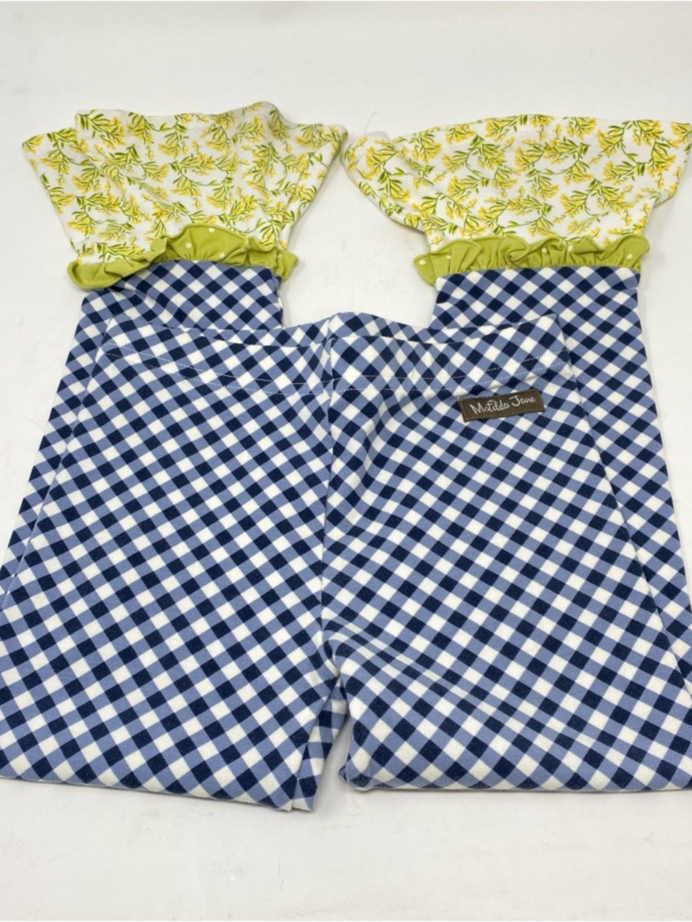 Matilda Jane Inner Artist Leggings
Blue Gingham Green Floral - Picture 6 of 10